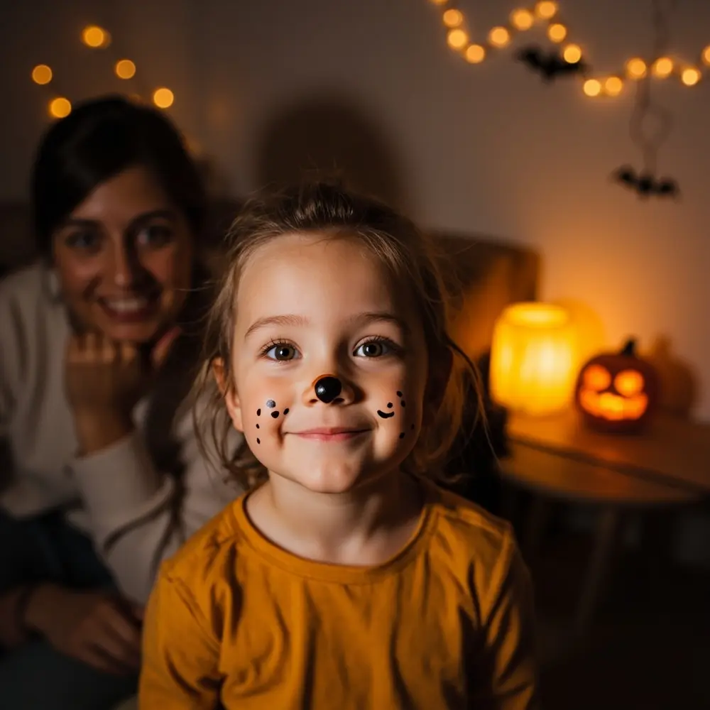 The Ultimate Parent's Guide to Toddler Face Paint (Puppy, Butterfly & More!) 2 Instruction with smiling whiskers a face up of nose s p the just em and 8217 close child image placement puppy 1 painted