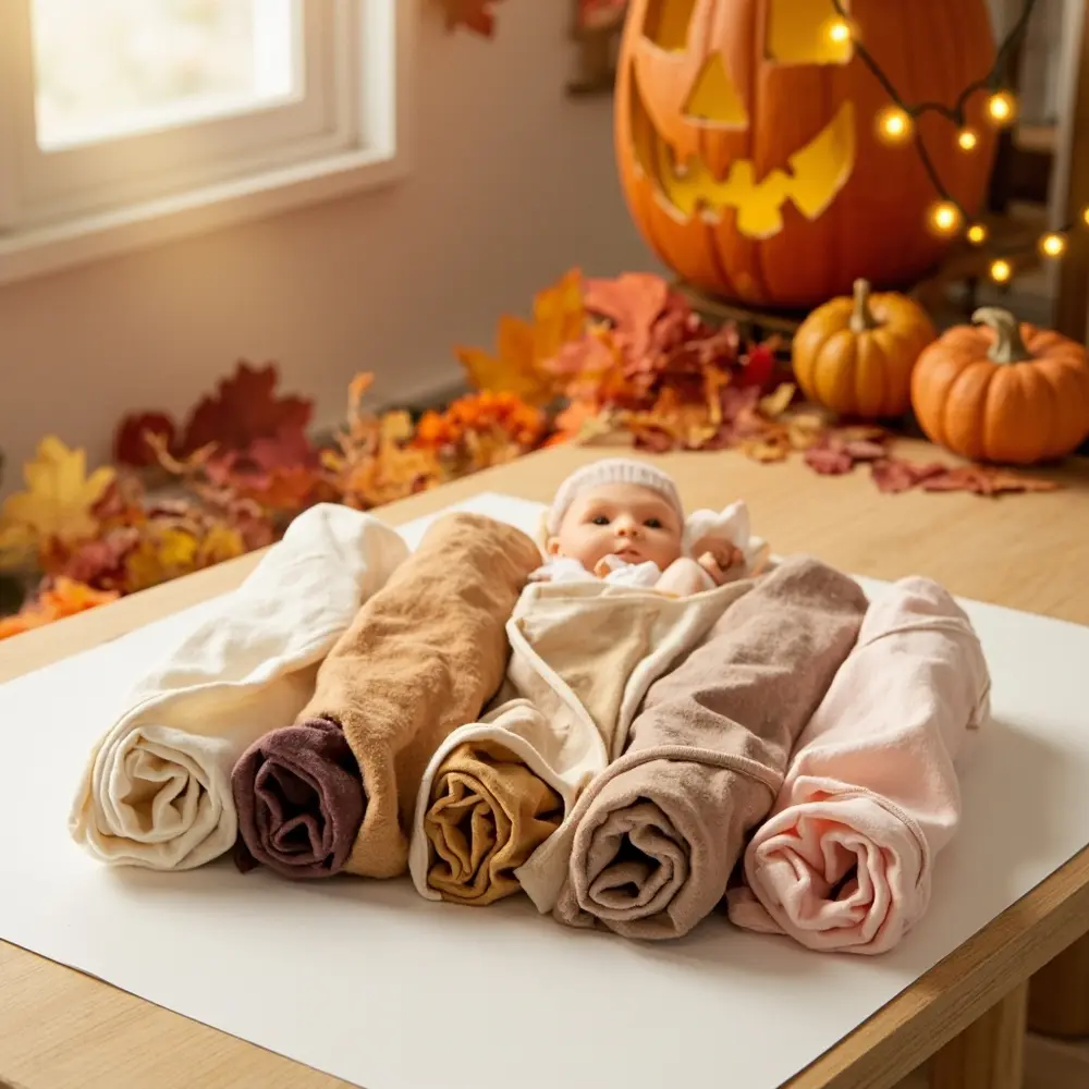 How to Make a No-Sew Baby Swaddle Costume (4 Cute Ideas!) 1 Instruction bear perhaps with baby a blankets of p or soft scale doll show em selection colorful out image placement teddy swaddle laid to 1