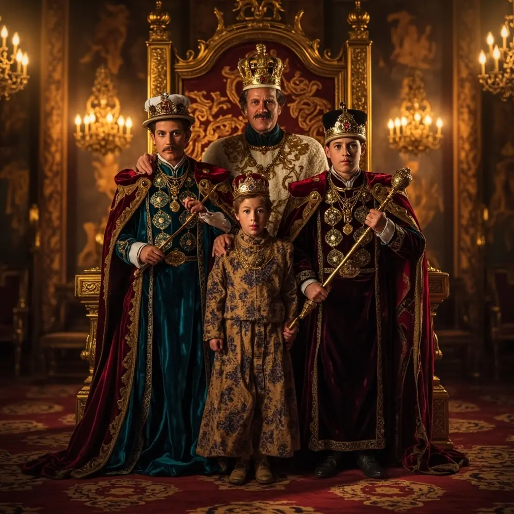 20 Elegant Family Halloween Wedding Costumes for Your Entire Crew 10 10 historical h2 royalty royal the court