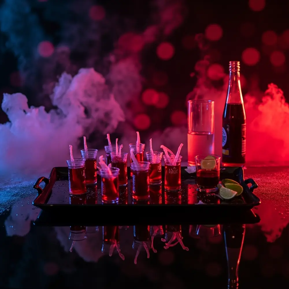 20 Creative & Easy Halloween Treat Ideas for a Spooktacular Party 10 Placement 10 a instruction o plastic of in striking syringes p jell red image photo