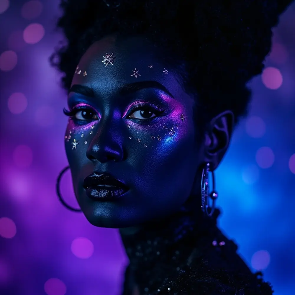 11 Glam Witch Makeup Ideas: Transform into a Modern Sorceress This Halloween 11 Cosmic 11 sorceress h2 the