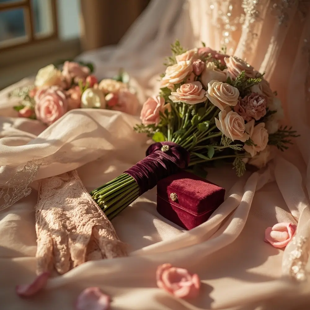 21 Cute Spooky Wedding Ideas That Are More Sweet Than Scary 11 Velvet lace 11 h2 038 accessories bridal