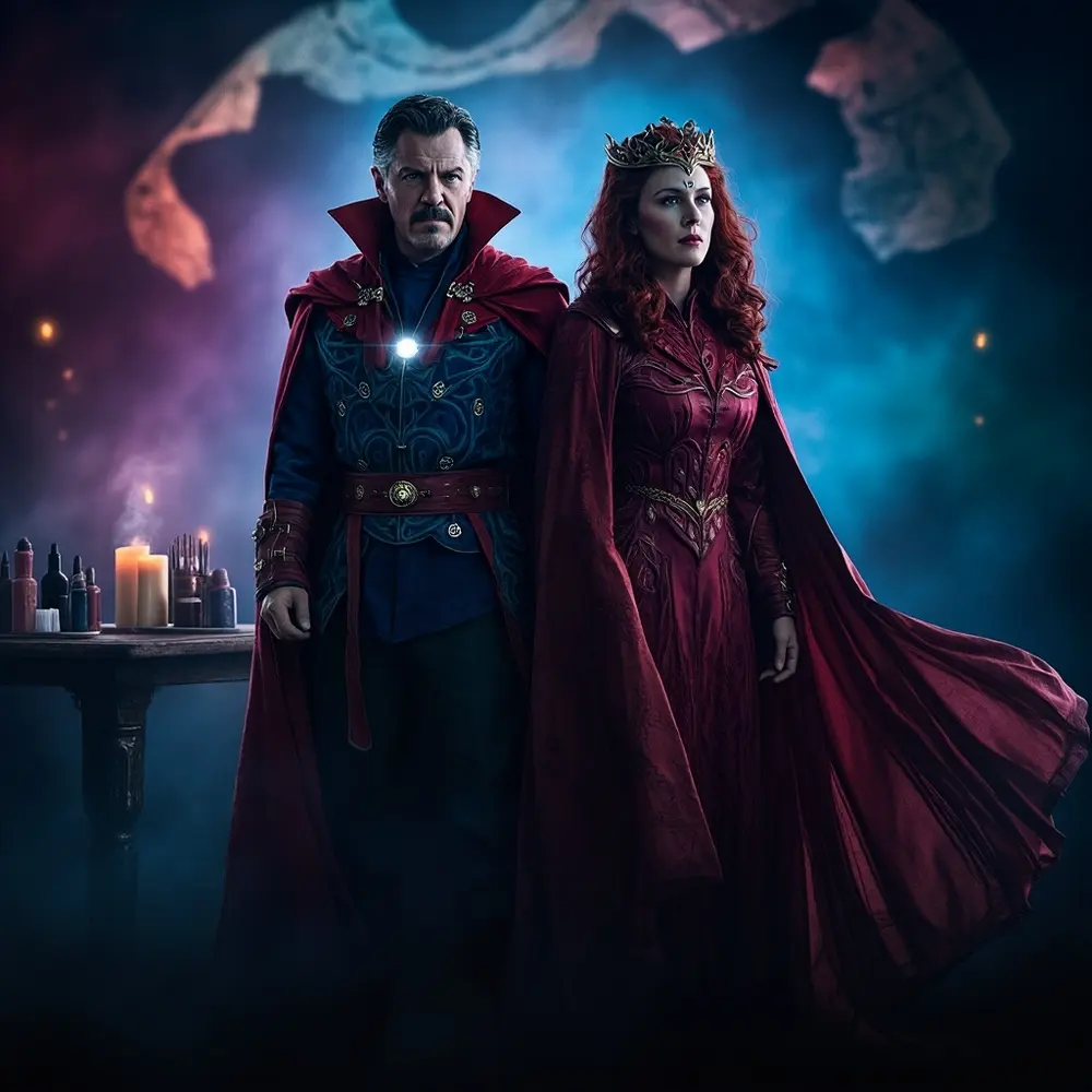 Unleash Your Inner Hero: 14 Epic Superhero Costume Ideas for the Whole Family (DIY & Store-Bought!) 12 Instruction dressed witch member with family 12 a mystical aura p doctor another and as scarlet image strange placement