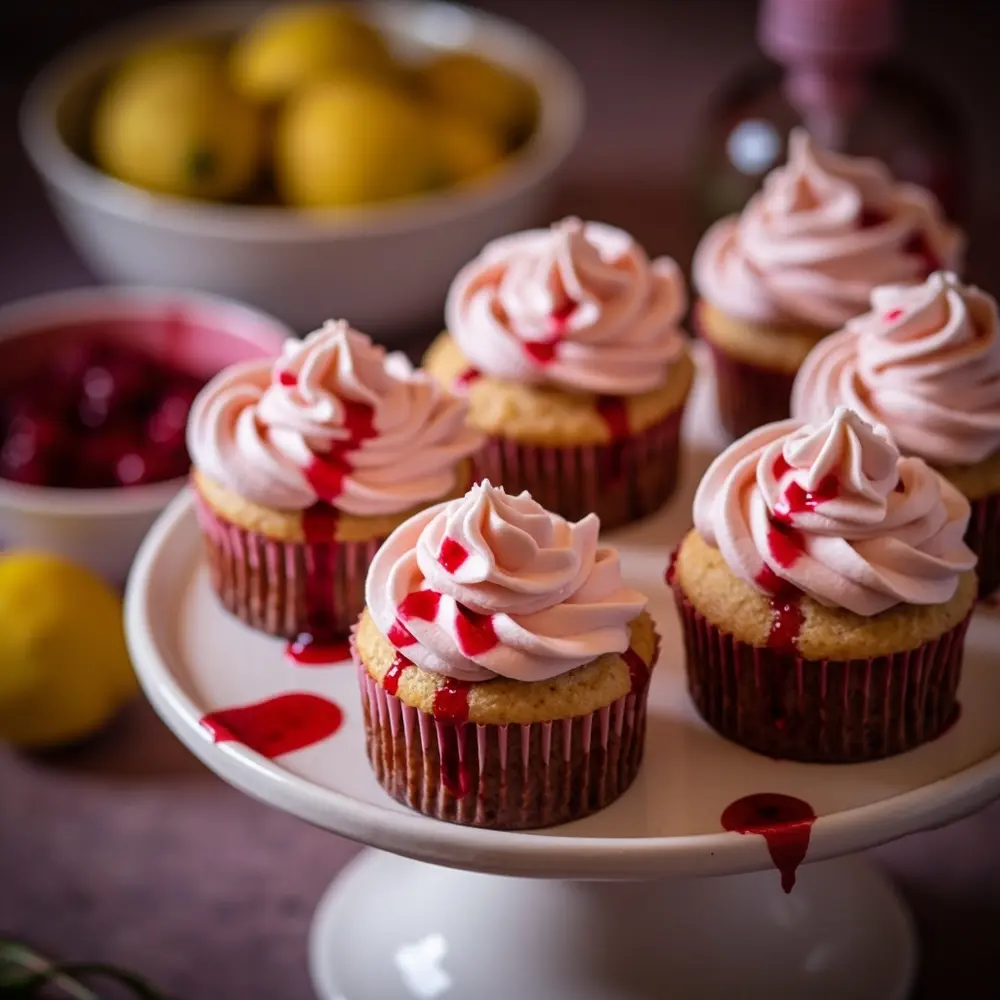 15 Enchanting Pinkoween Desserts for a Pastel Halloween Party 12 Lemonade 12 8221 8220 pink cupcakes h2 bloody