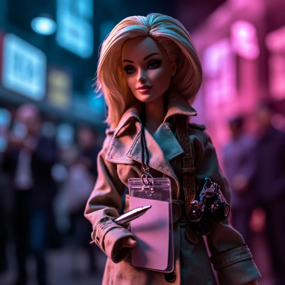 15 Perfectly Pink Barbie Costume Ideas (For Kids & Moms!) 14 14 barbie h2 journalist