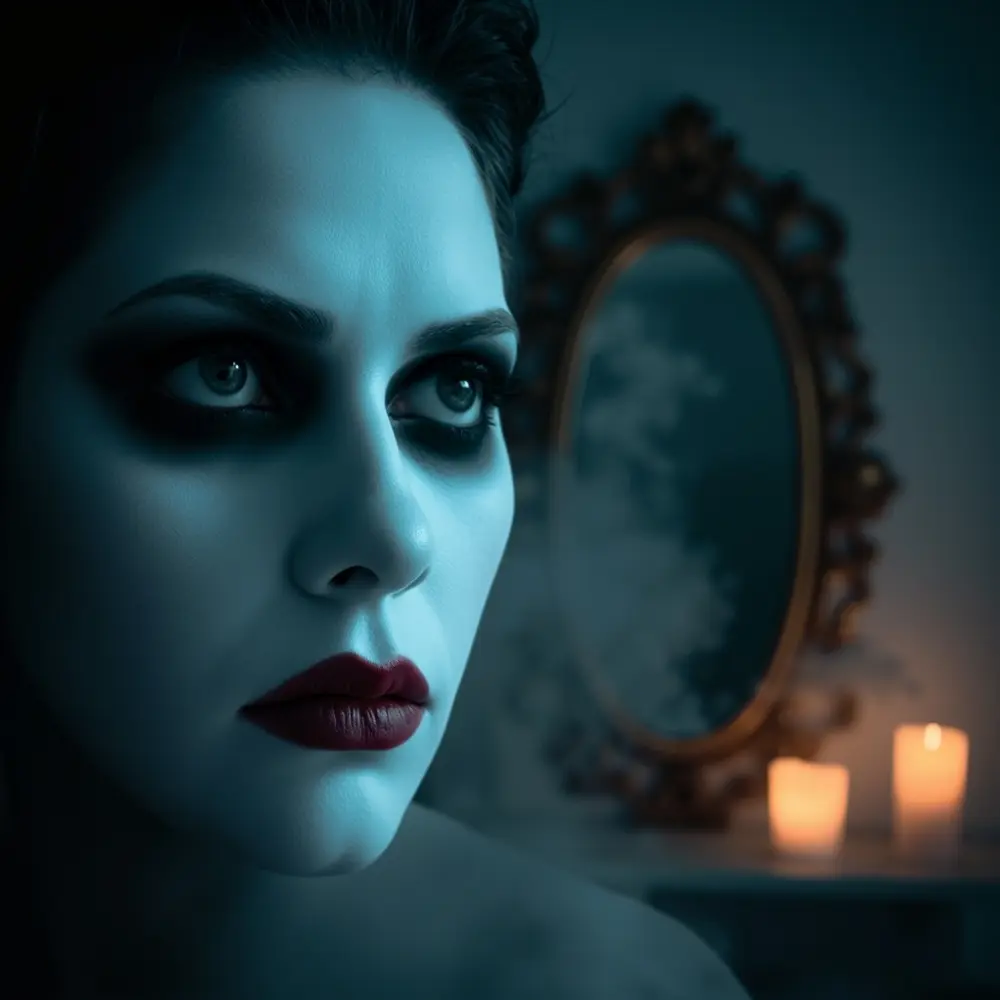 15 Easy & Last-Minute Halloween Makeup Ideas (From Your Own Makeup Bag!) 14 Eyes instruction very contrast dark with 14 a face stark p smudged and person possibly lips pale image for placement