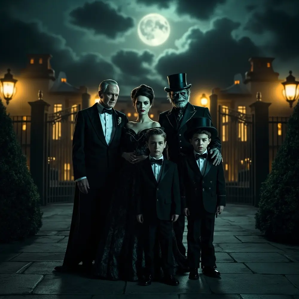 20 Elegant Family Halloween Wedding Costumes for Your Entire Crew 15 15 monsters h2 classic elevated