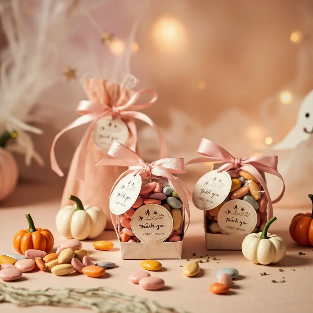 15 Dreamy DIY Pastel Halloween Birthday Party Ideas 15 Favor instruction boxes display 15 a of p small or themed image for placement bags party ready guests pastel