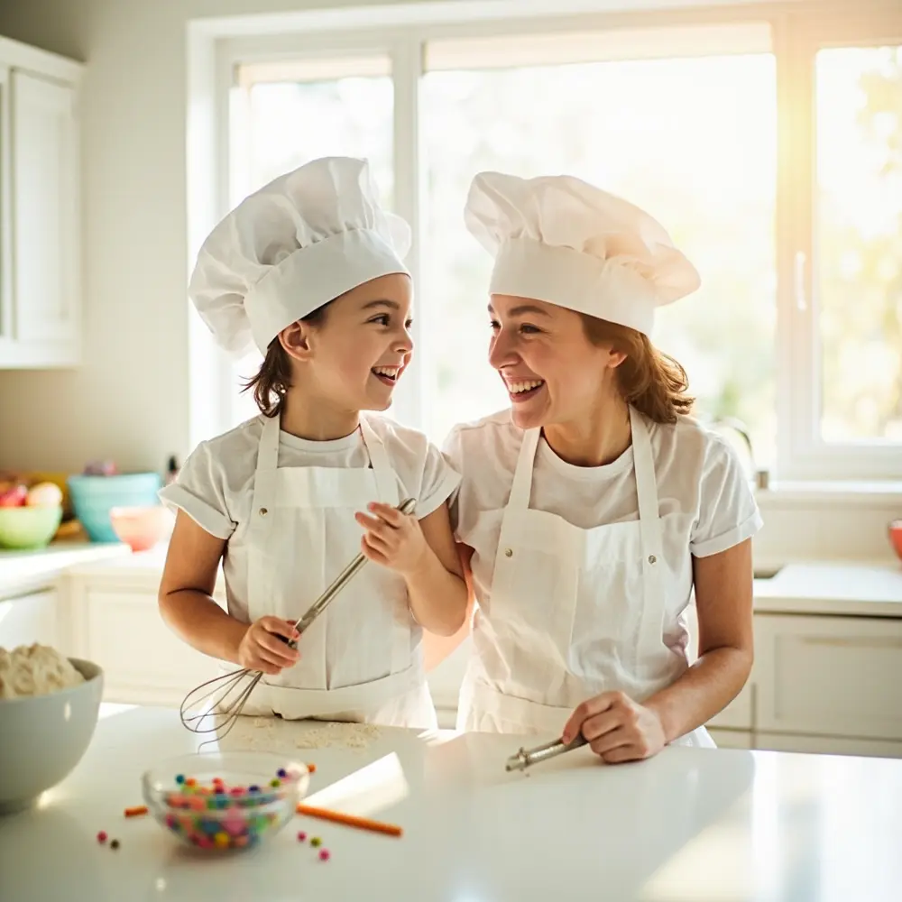 18 Easy & Adorable Mommy and Me Halloween Costumes for Stylish Twinning 2 H2 2 038 classic chef sous little