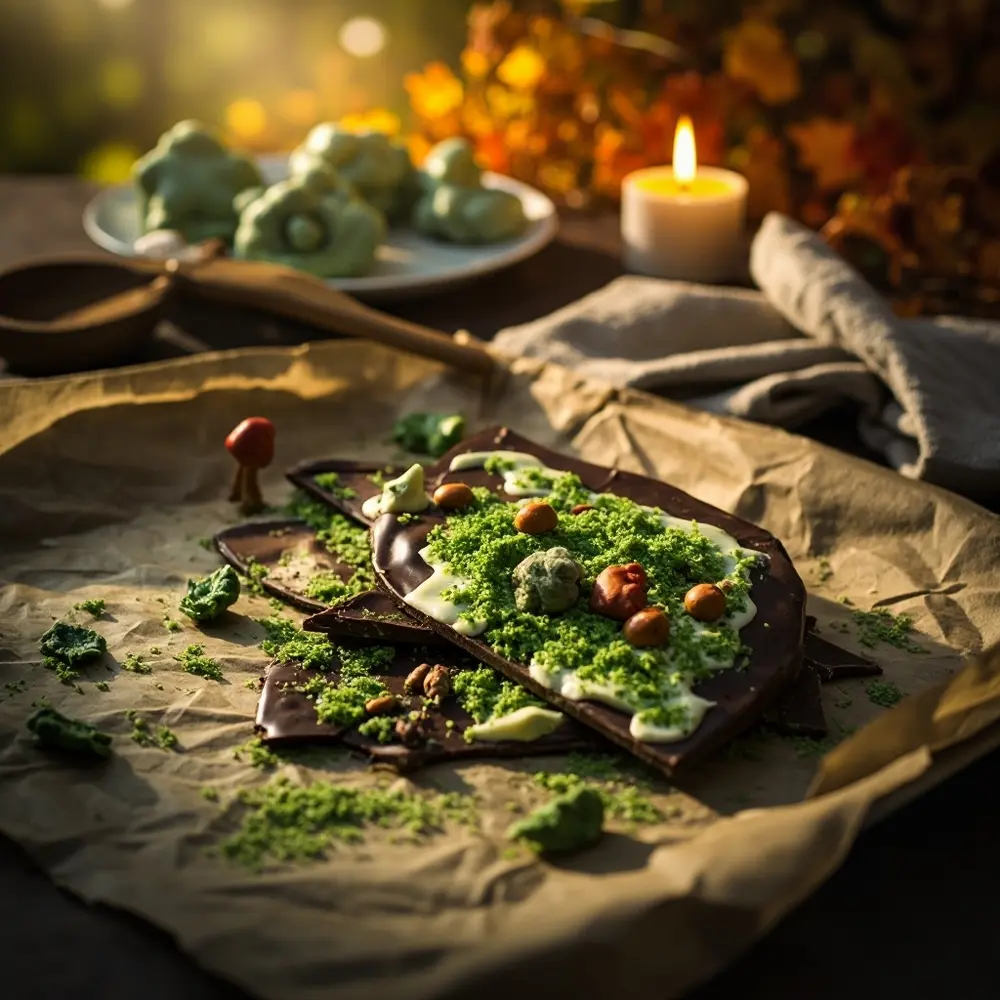 12 Spellbinding Witchy Treats: Easy Recipes for a Magical Halloween 2 Enchanted h2 2 forest bark