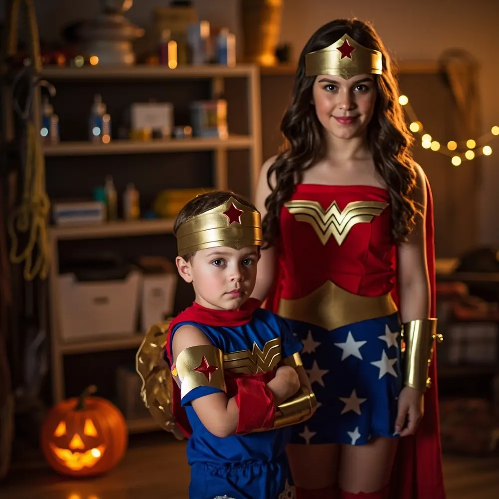 Unleash Your Inner Hero: 14 Epic Superhero Costume Ideas for the Whole Family (DIY & Store-Bought!) 2 Instruction woman dressed parent perhaps with boy a diy accessories p and child as image placement wonder 2