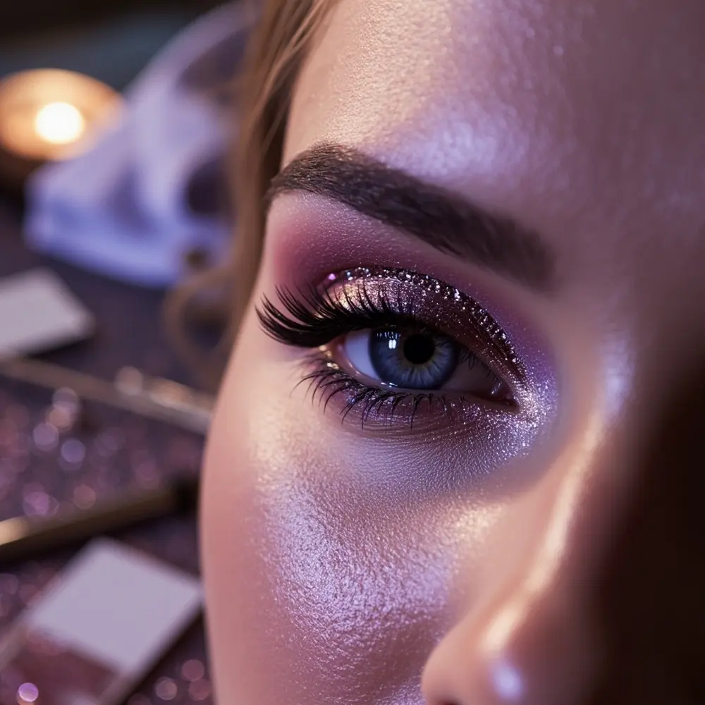 Sparkle & Shine: 10 'Bejeweled' Makeup Looks Inspired by Taylor Swift 2 Signature eye h2 eras 2 tour gemmed