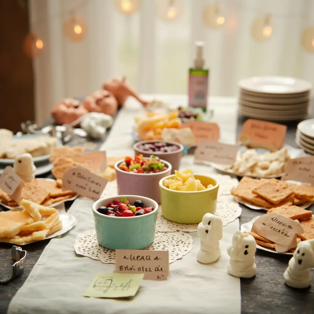 10 Sweet “A Little Boo” Birthday & Baby Shower Ideas 3 Bar 8221 8220 safe h2 boo snack tiful 3 baby