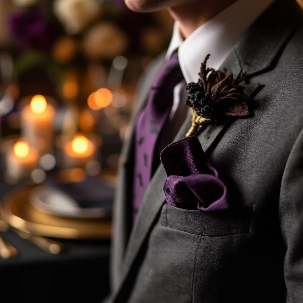 Halloween Wedding Guest Costumes: 25+ Creative Ideas & Essential Etiquette Tips 3 Instruction dressed man with square a subtly up well of s p boutonni or 8217 close themed image jacket placement lapel pocket suit 3 re