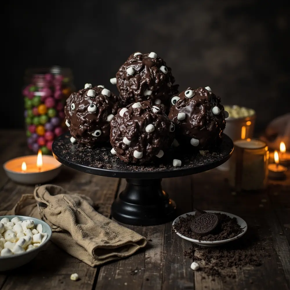 10 Creepy Carnival Foods That Will Haunt Your Halloween Party 3 Petrified popcorn h2 3 balls