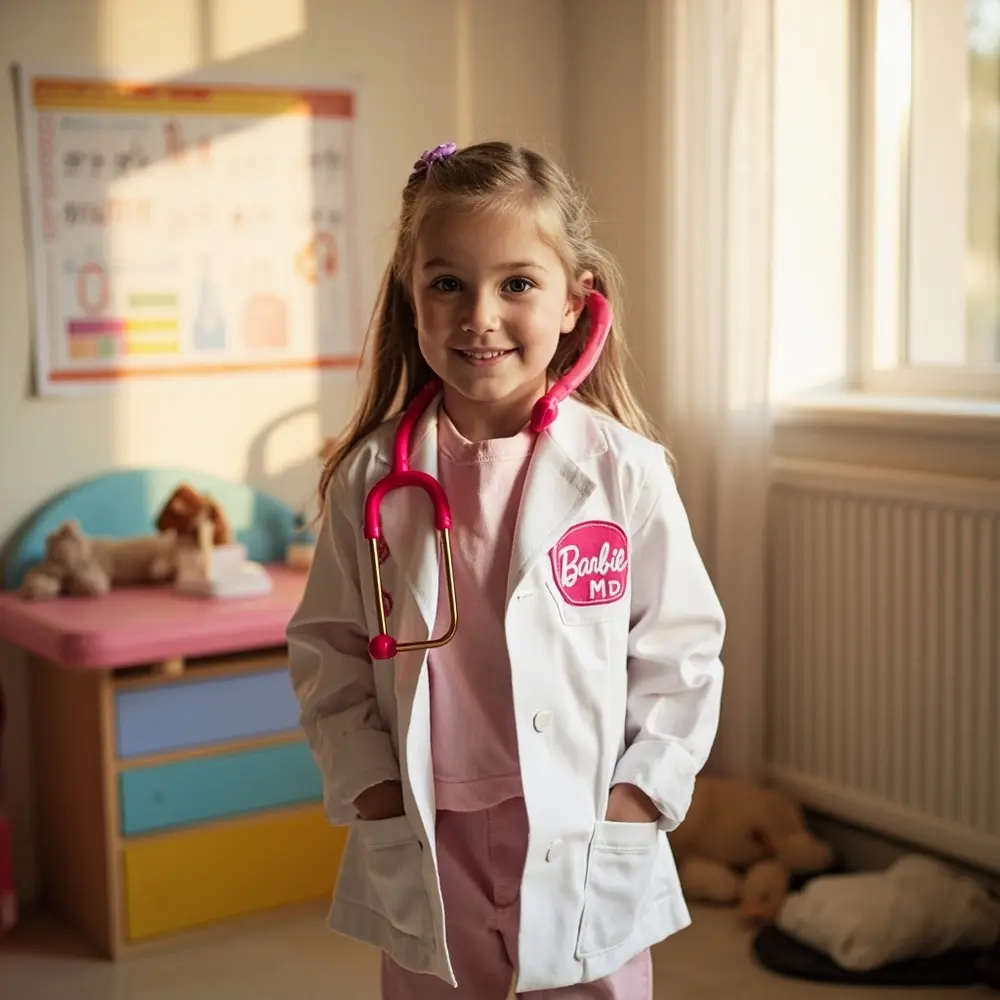 15 Perfectly Pink Barbie Costume Ideas (For Kids & Moms!) 3 Barbie h2 3 doctor