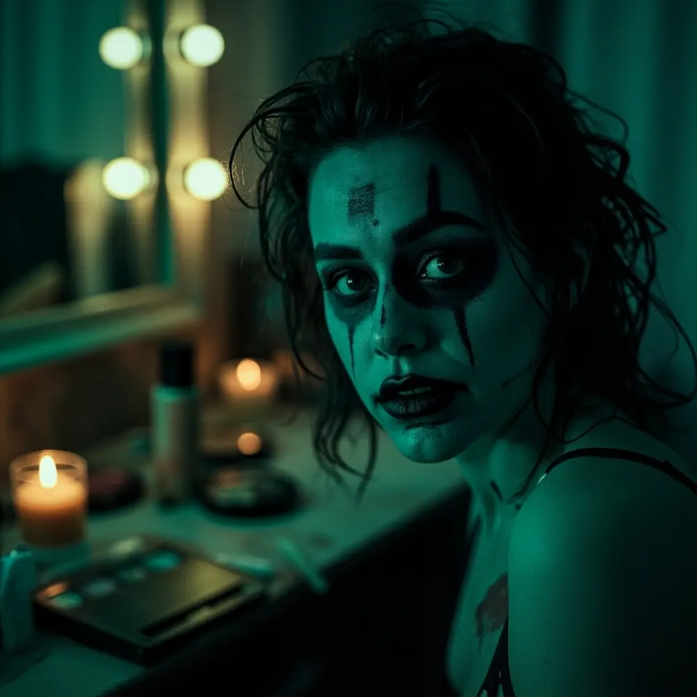 15 Easy & Last-Minute Halloween Makeup Ideas (From Your Own Makeup Bag!) 3 Eyes instruction dark with looking a p smudged slightly around and person disheveled pale image placement eyeshadow their 3