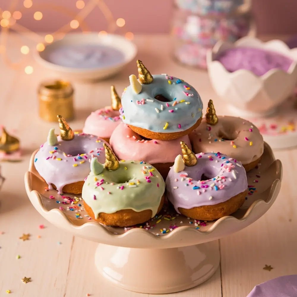 15 Enchanting Pinkoween Desserts for a Pastel Halloween Party 3 Pumpkin unicorn h2 3 donuts