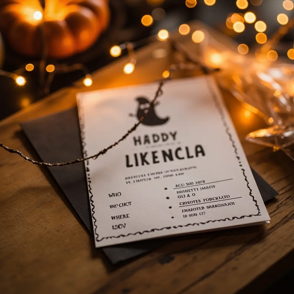 Spooktacular & Creative DIY Halloween Birthday Invitations: Editable Templates & Step-by-Step Guide 4 Where including information who clearly with invitation screenshot up of p the all em and close in details image filled what party when 4 rsvp