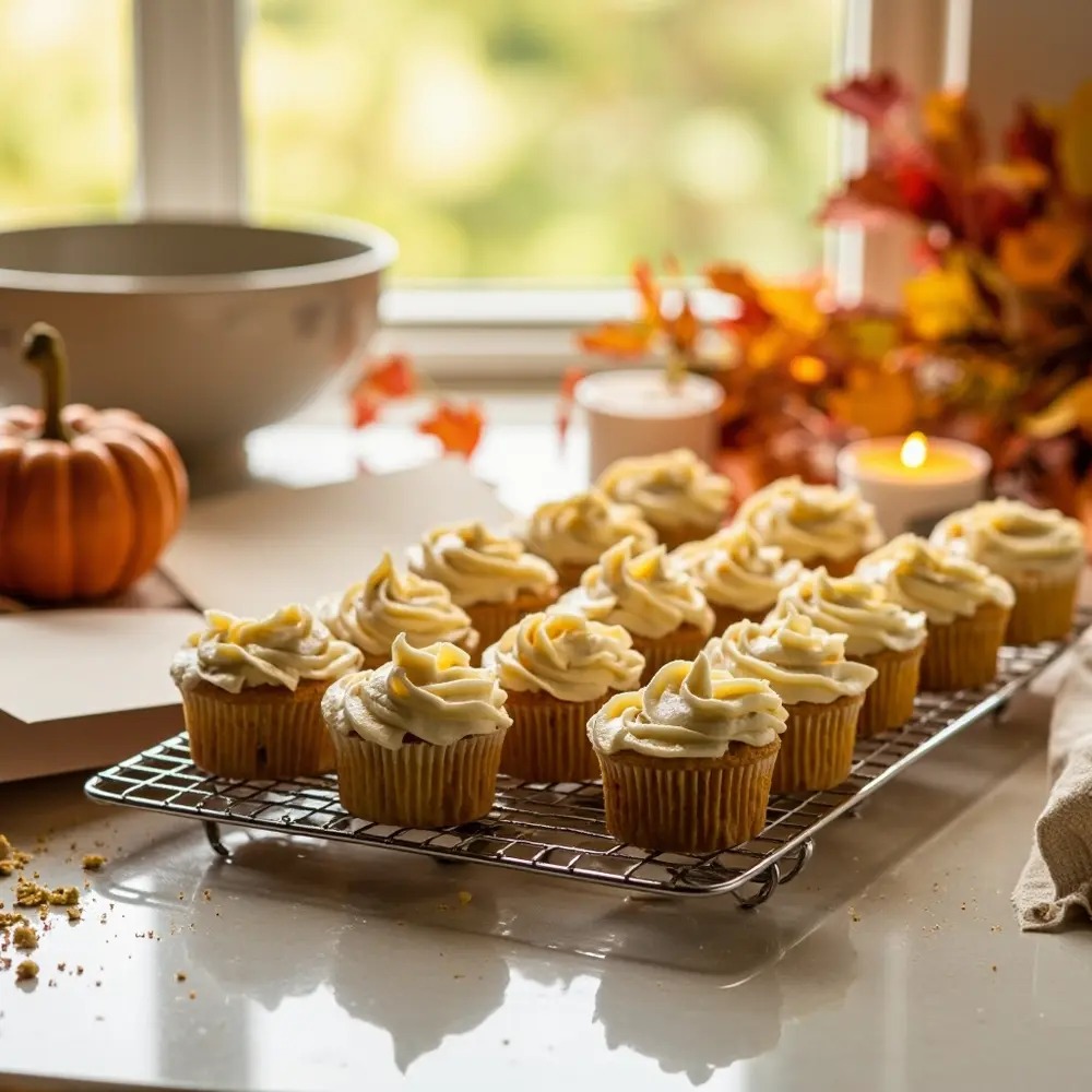 Step-by-Step DIY: Halloween Cake Toppers & Themed Cupcakes (Cricut & No-Cricut Options!) 4 Dozen baked wire counter on em a cupcakes cooling 4 vanilla kitchen p rack image freshly