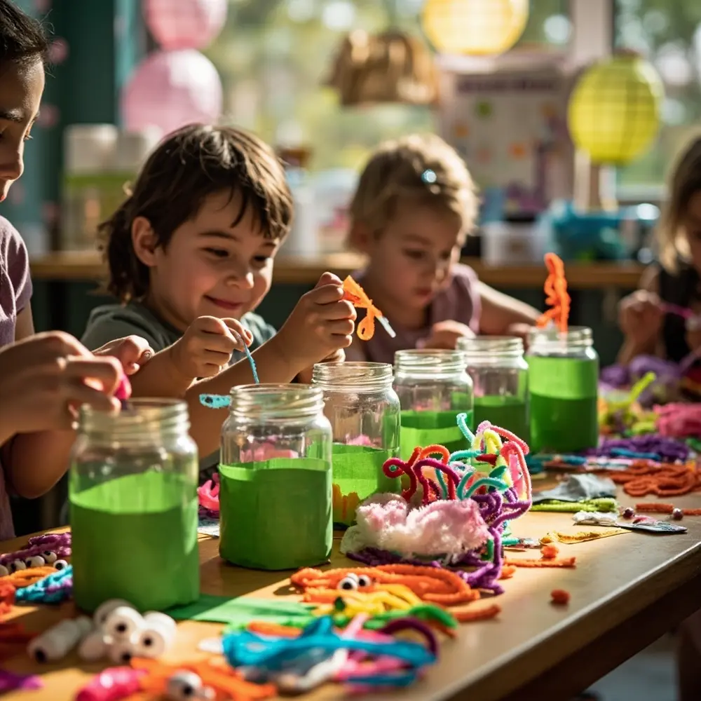 10 Kid-Friendly Nightmare Before Christmas Party Ideas for a Spooktacular Birthday 4 Boogie oogie 8217 jar safe h2 4 s kid bug craft