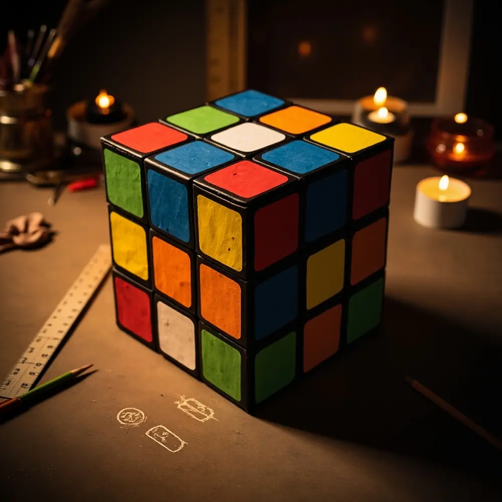 10 Trendy Cardboard Box Costumes: Last-Minute DIY Ideas for Halloween 4 Cube 8217 h2 4 colorful s the rubik