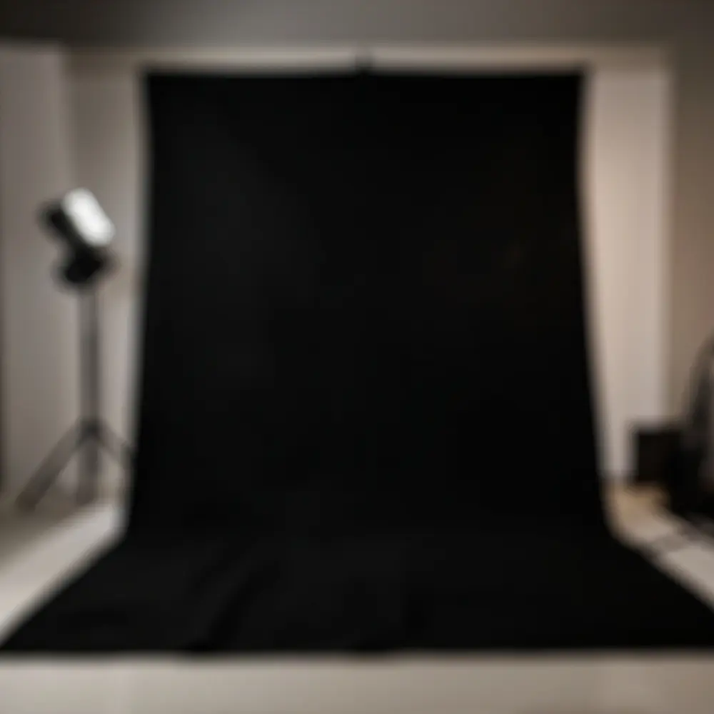 How to DIY Your Halloween Wedding Decor: 5 Easy Projects to Start Now 4 For decoration backdrop a plain ready black 4 fabric smoothly p image hung