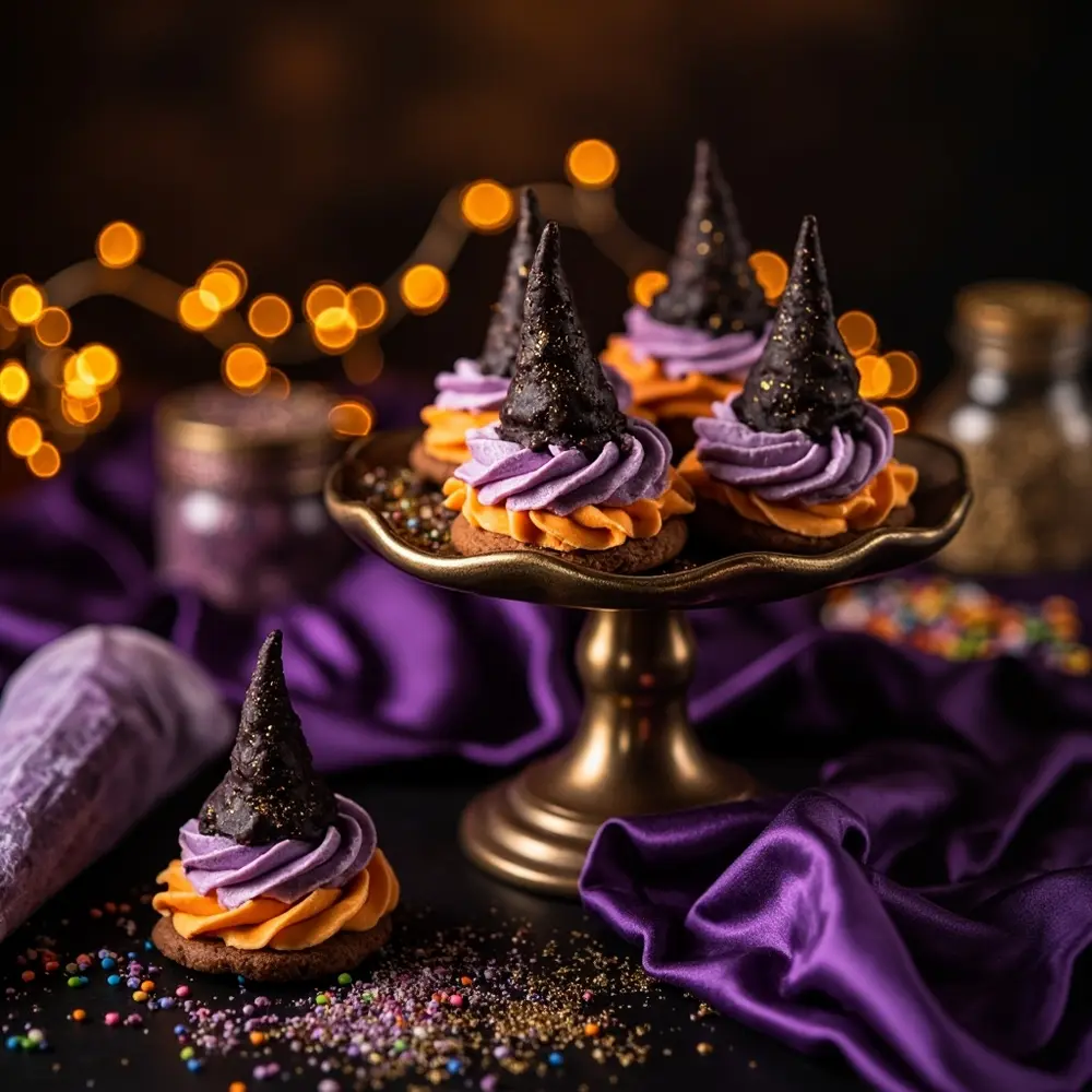 15 Adorably Spooky & Easy DIY Halloween Treats for Your Next Party 4 Witch h2 4 hat cookies