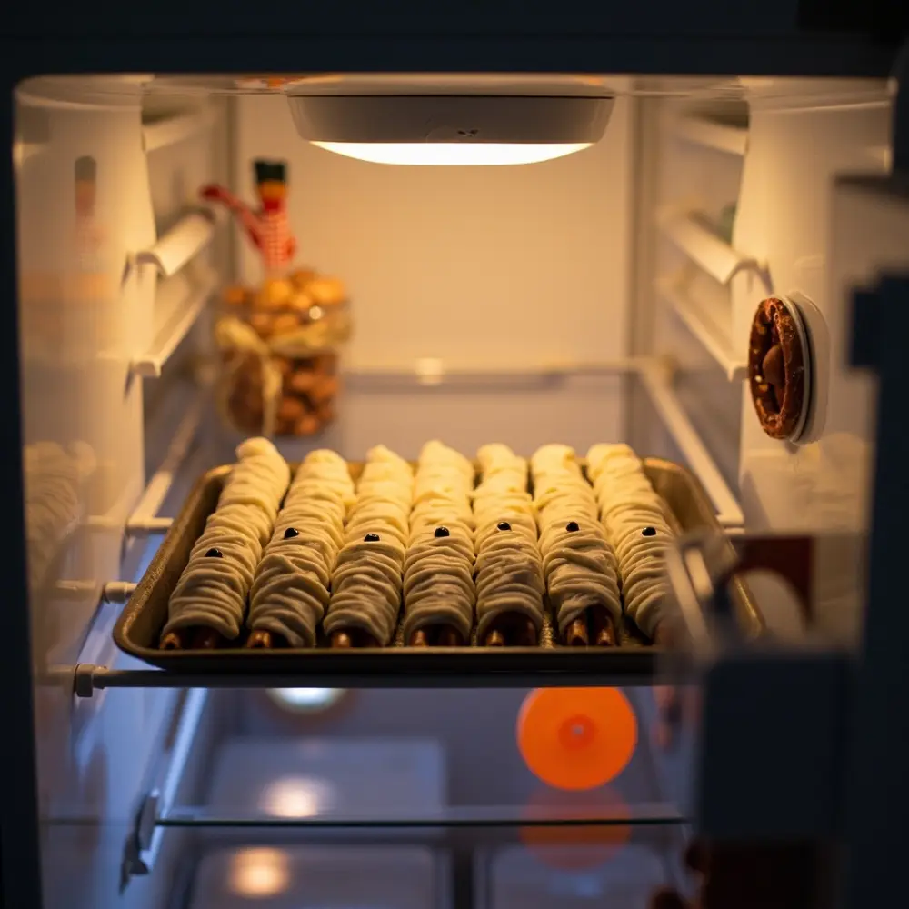 DIY Halloween Treats: Fun & Easy Craft Projects Kids Will Love 5 Full finished a up of sheet p inside mummy pretzel em and neatly refrigerator image rods lined 5 chilling baking