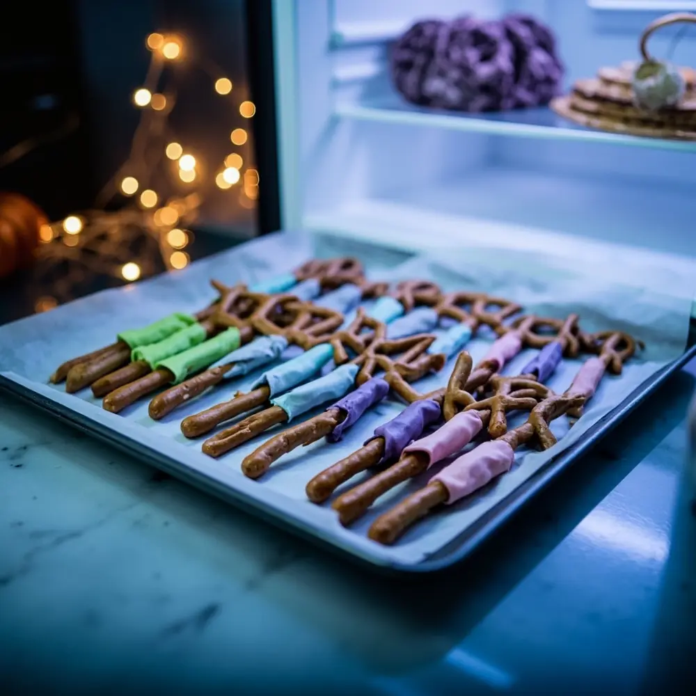 Easy Witch Finger Pretzel Rods: Spooky, Sweet & Toddler-Friendly! 4 Full be em a finished pretzels ready of sheet witch 5 p finger to chilled image baking