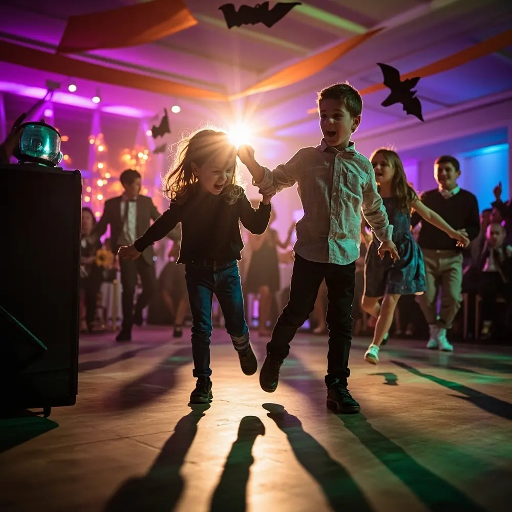 7 Kid-Friendly Halloween Wedding Activity Station Ideas to Keep Them Happy 5 Monster 8220 mash 8221 dance h2 5 038 game corner freeze