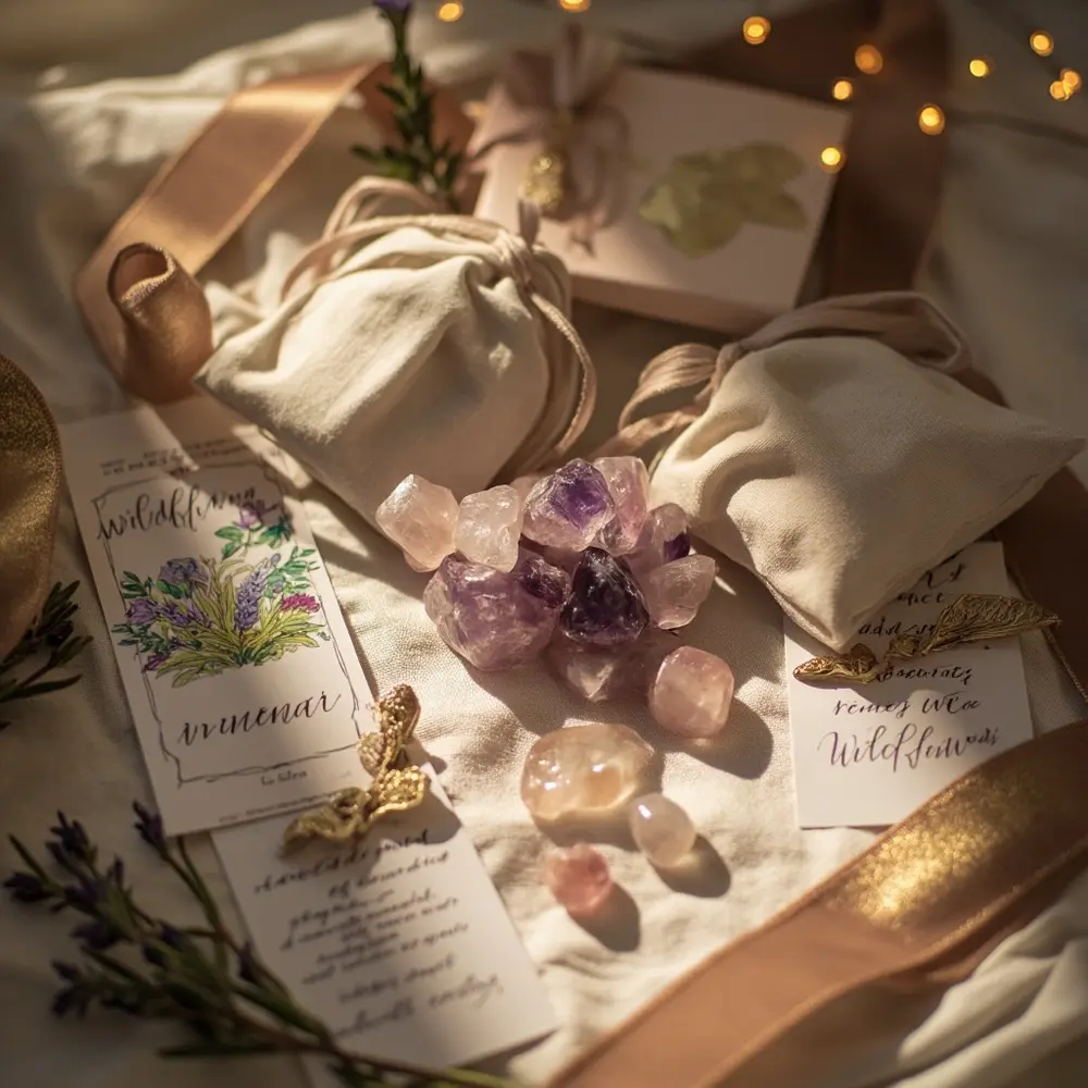 Plan Your Whimsical Witch Wedding: Enchanting Ideas for a Magical Celebration 5 Tokens crystal h2 herb of favors 5 enchantment 038 wedding