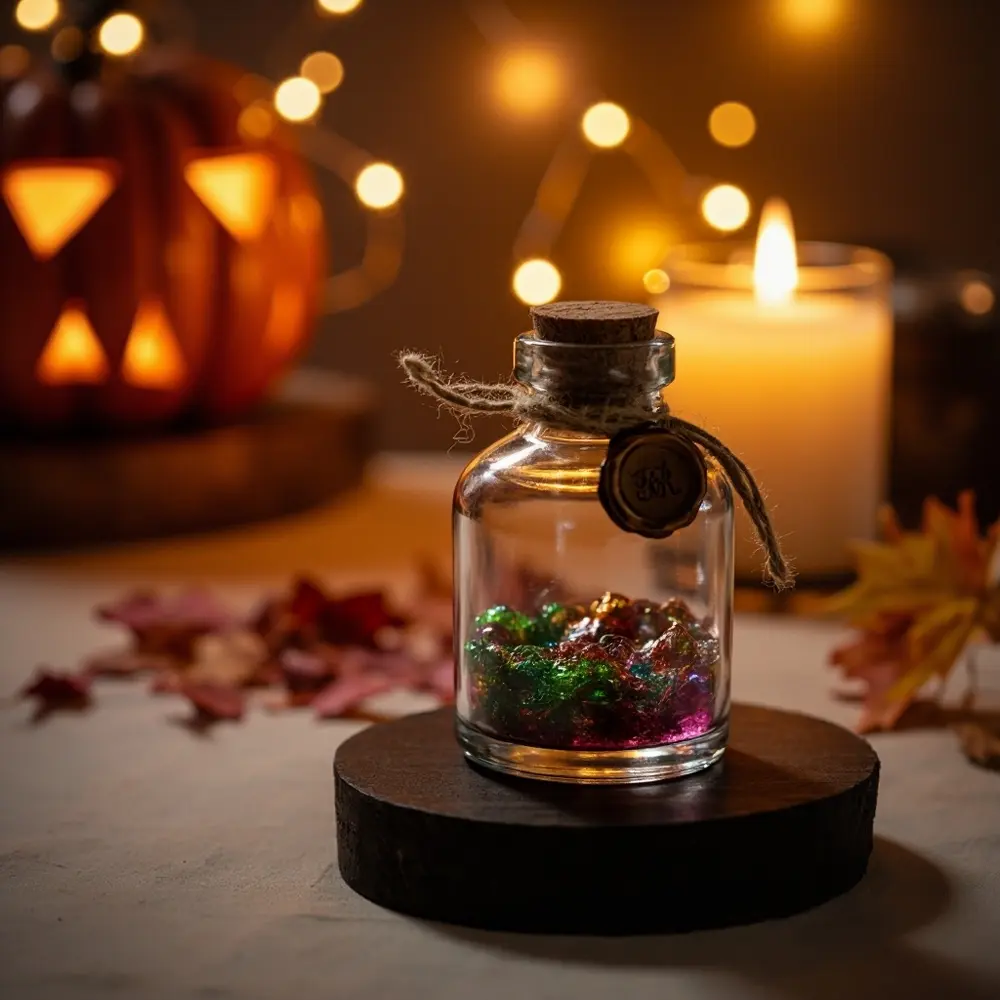 How to Make Custom Potion Bottle Favors for Your Magical Wedding 5 Assembled favor instruction fully perhaps with a bow p or and seal sealed potion image placement decorative wax 5 bottle twine