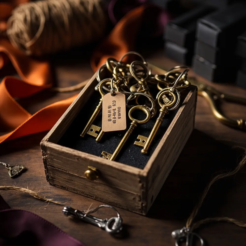 12 Charming Homemade Halloween Wedding Favors Your Guests Will Actually Want 5 Personalized assembly skeleton openers h2 key diy 5 bottle