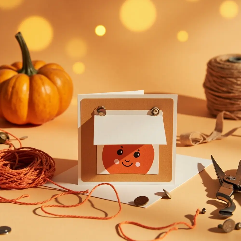 15 Cute & Creative Halloween Birthday Card Ideas (DIY & Printable!) 5 Pumpkin peek a h2 boo 5 card patch