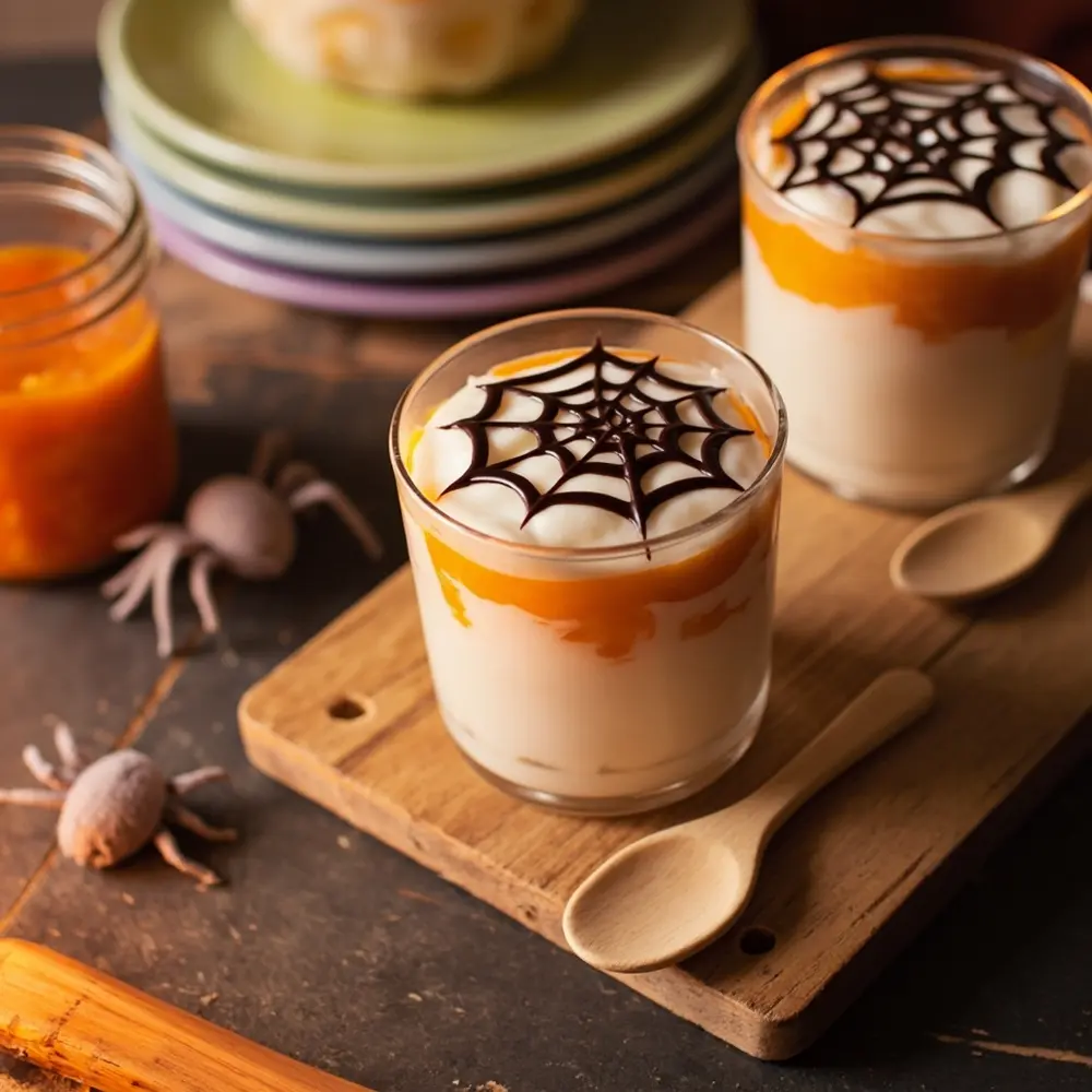12 Adorable Toddler Halloween Birthday Party Ideas Moms Will Love 5 H2 parfaits 5 spiderweb yogurt