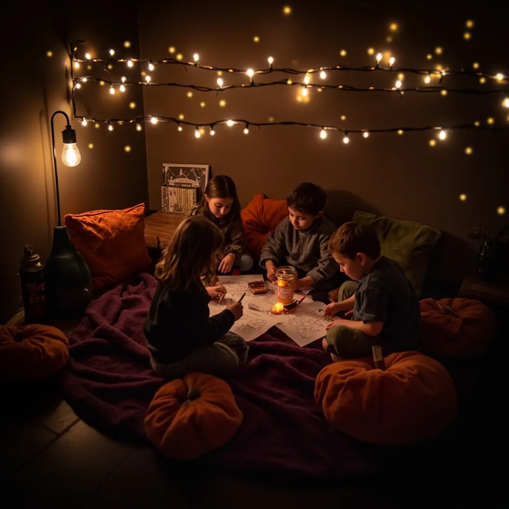 7 Kid-Friendly Halloween Wedding Activity Station Ideas to Keep Them Happy 6 Story nook 8217 witch 6 h2 time s 038 coloring brew