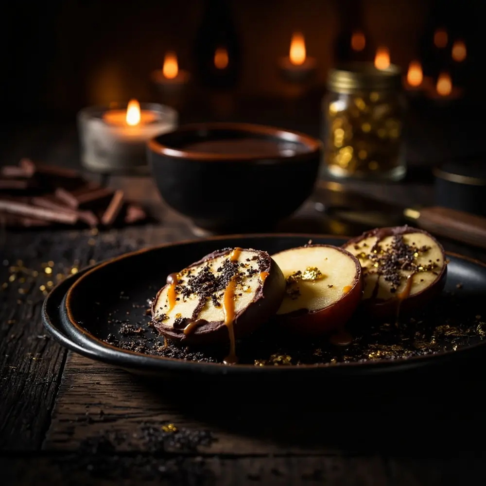 Whimsigoth Halloween Snacks: 10 Mystical Bites for Your Spooky Soiree 6 Apple slices h2 6 forbidden