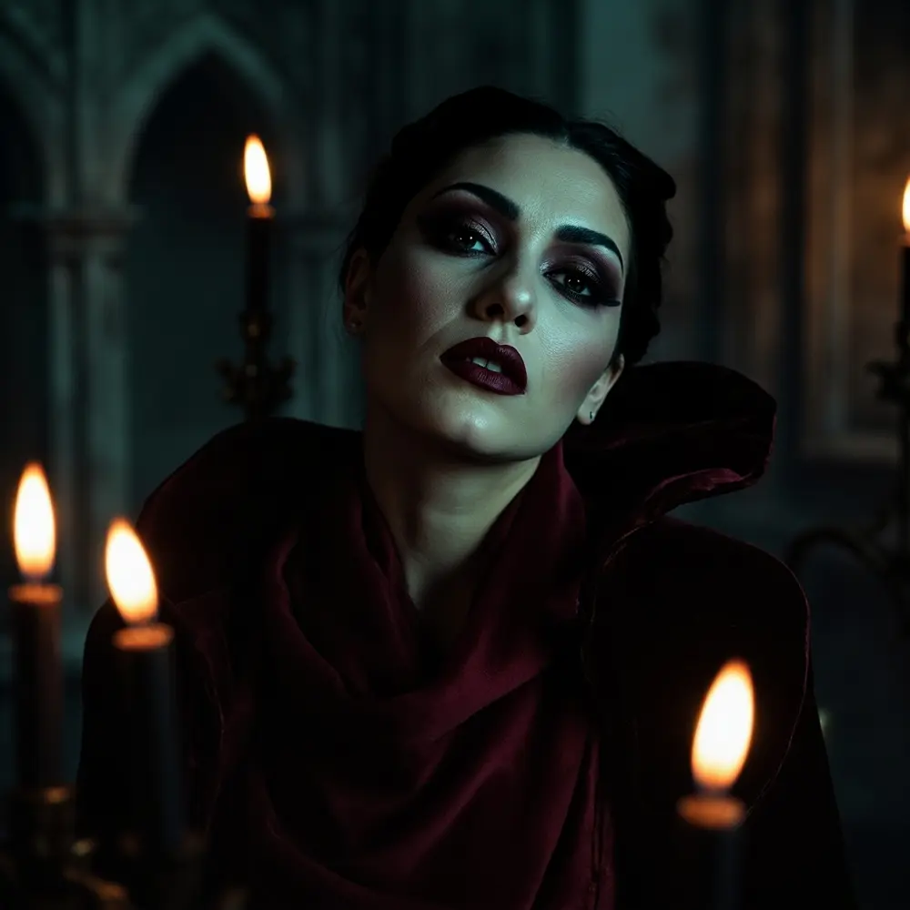 11 Glam Witch Makeup Ideas: Transform into a Modern Sorceress This Halloween 6 H2 6 witch vampire the queen