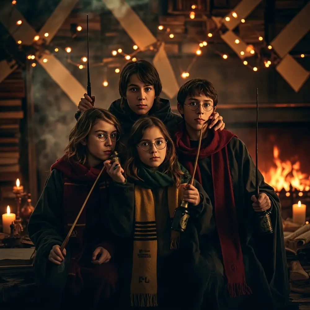 12 Spooktacular Group Costume Themes for Your Halloween Birthday Bash 6 World wonders wizarding h2 6
