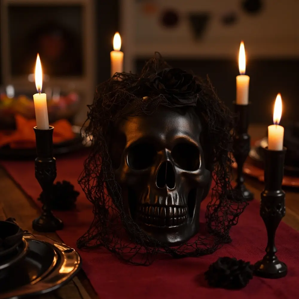 15 Spooktacular & Budget-Friendly Halloween Birthday Decorations (Thrifty Hacks for a Frightfully Fun Party!) 6 Centerpieces h2 6 dollar skull store