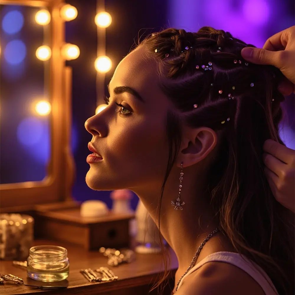 Sparkle & Shine: 10 'Bejeweled' Makeup Looks Inspired by Taylor Swift 7 Gems h2 hairline 7 in hair halo your