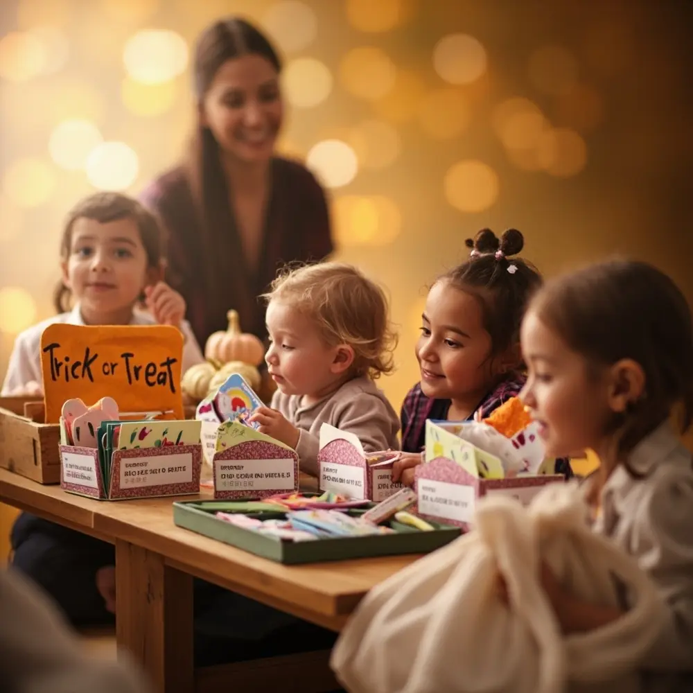 12 Adorable Toddler Halloween Birthday Party Ideas Moms Will Love 7 8216 8217 treat gentle h2 7 station trick or