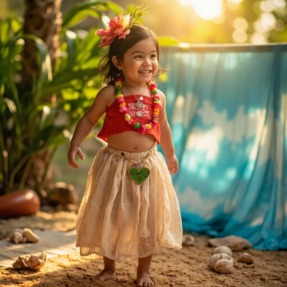 10 Magical Disney Princess Costumes for Toddlers (DIY & Budget-Friendly!) 7 Beige instruction dressed lei with moana a toddler skirt diy p and as image placement top 7 flower red