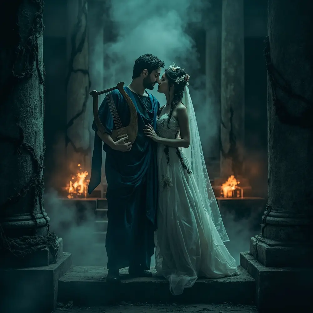 15 Enchanting Halloween Wedding Costume Ideas for Spooky Couples 8 Artistic instruction orpheus perhaps with eurydice a dreamlike of p misty ethereal and an as image placement couple quality photo 8