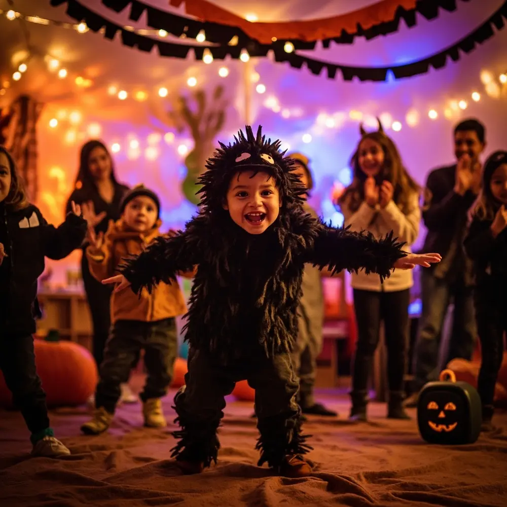 12 Adorable Toddler Halloween Birthday Party Ideas Moms Will Love 8 Monster musical dance h2 freeze 8