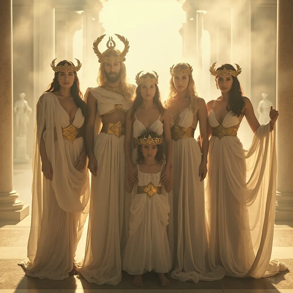 20 Elegant Family Halloween Wedding Costumes for Your Entire Crew 8 Mythical gods h2 goddesses 038 8