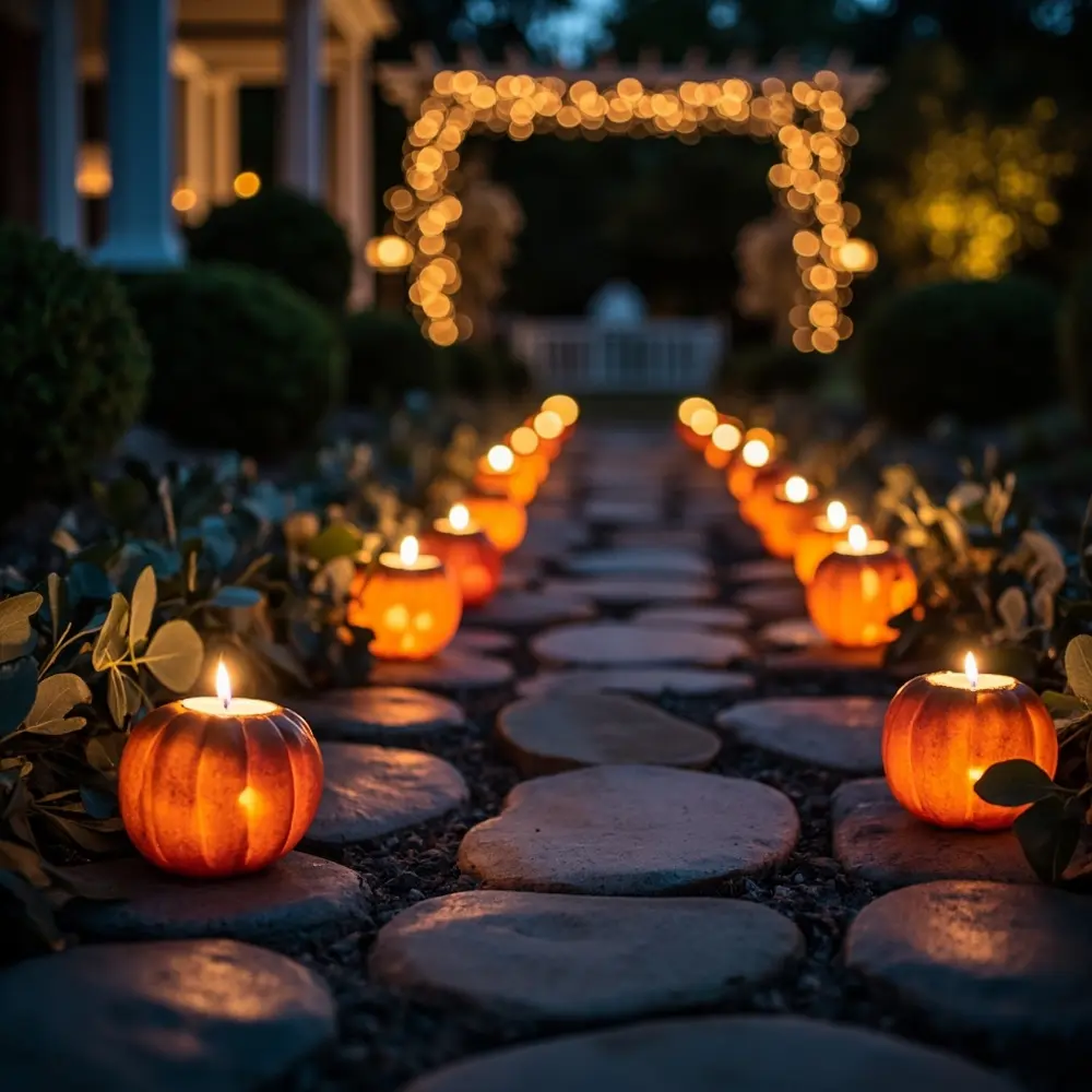 9 Creative Ways to Use Pumpkins in Your Wedding Decor (That Aren't Carving!) 8 Ambient pumpkin candle h2 holders 8