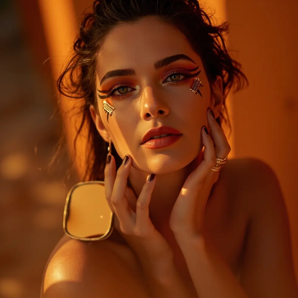 11 Glam Witch Makeup Ideas: Transform into a Modern Sorceress This Halloween 8 Rose desert h2 witch the 8