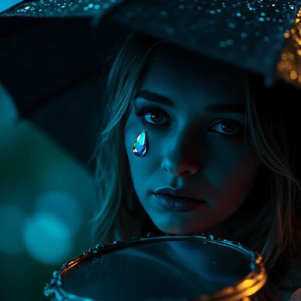 Sparkle & Shine: 10 'Bejeweled' Makeup Looks Inspired by Taylor Swift 8 8221 8220 gems rain drop h2 tear midnight the 8